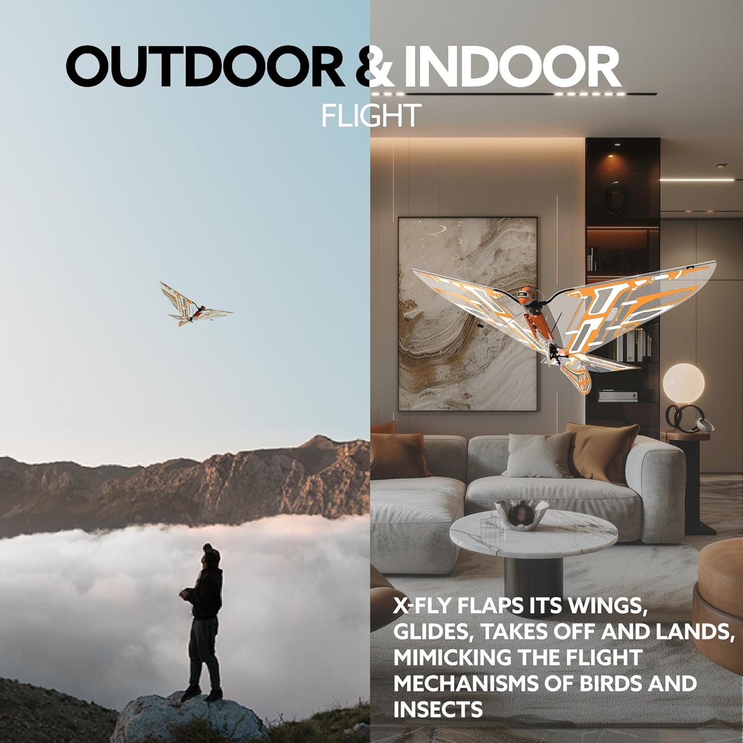 X-FLY – The Smart Ornithopter Drone That Flies Like a Bird