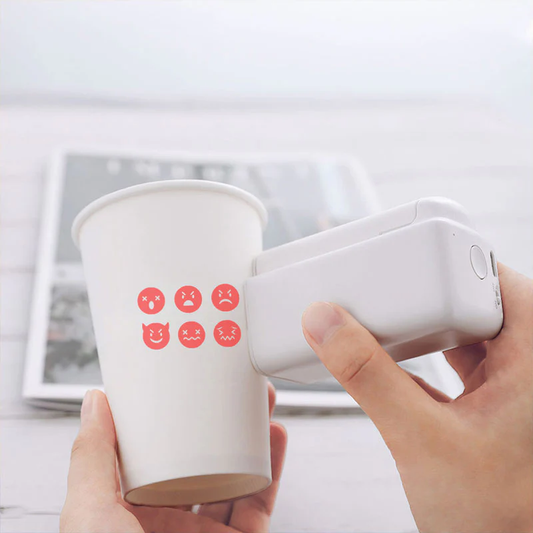 PrintPods – Ultra-Compact Handheld Printer | Multi-Surface, Skin-Safe, Wireles